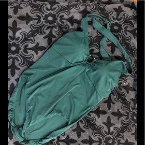 Green bathing suit